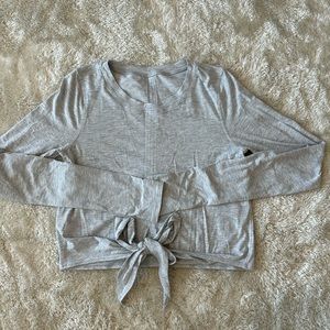 Lululemon Cropped Tie Top